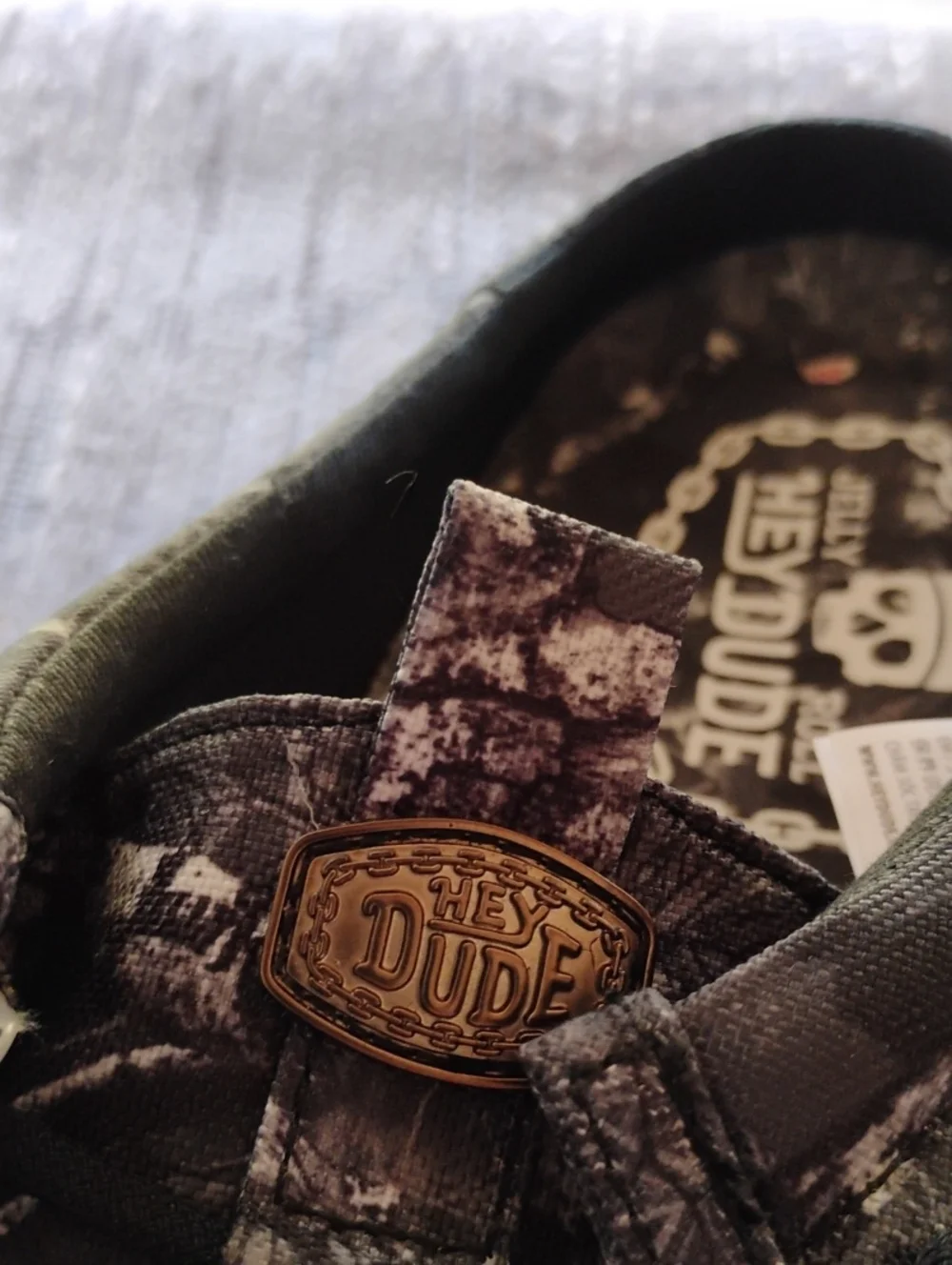 Hey Dude Jelly Roll Black Camo